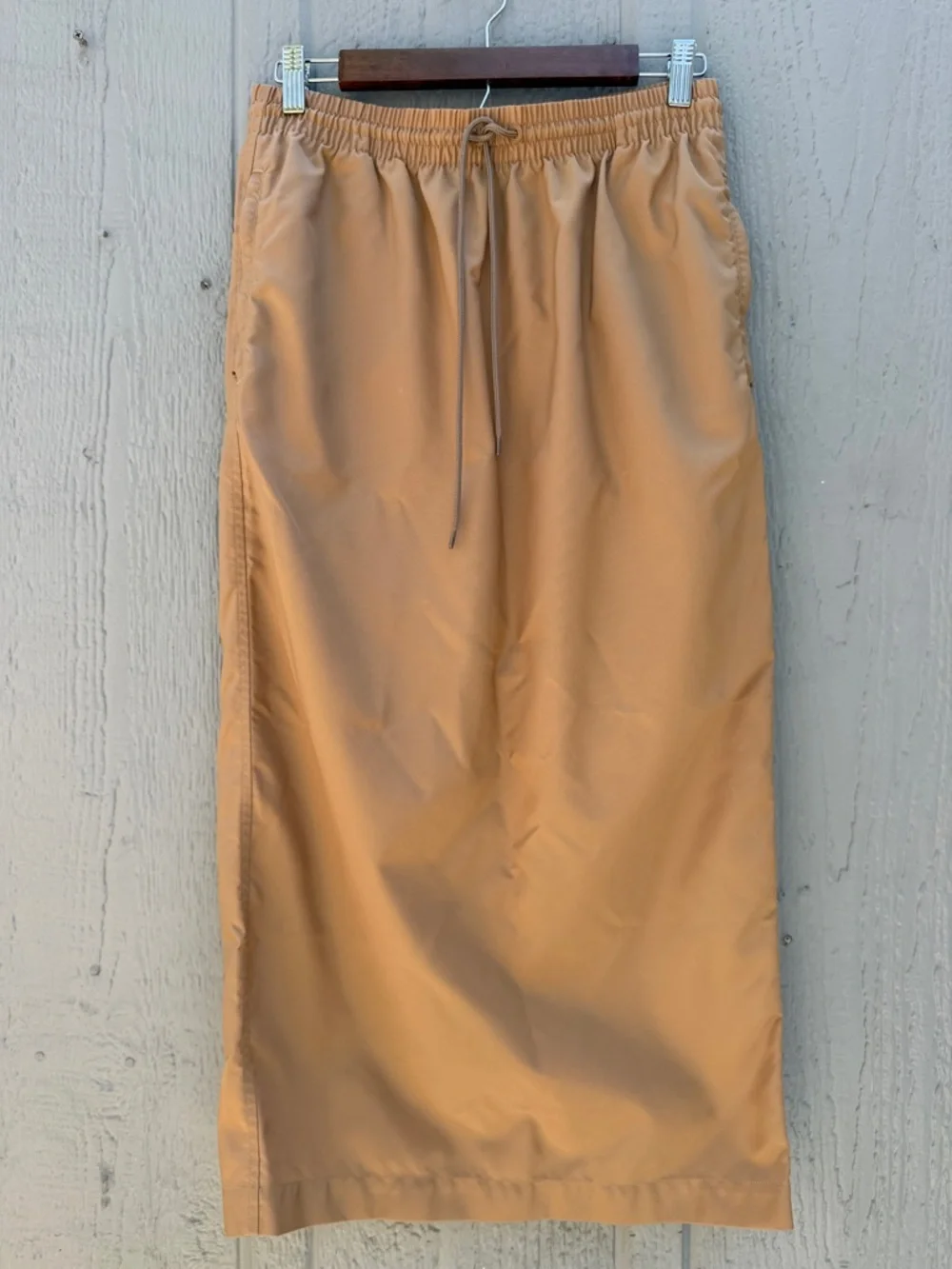 WARDROBE.NYC Utility Midi Skirt - Tan Size: L